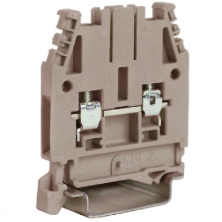 ZCBC02GR | CBC.2GR, проходной зажим серый 2,5 кв.мм