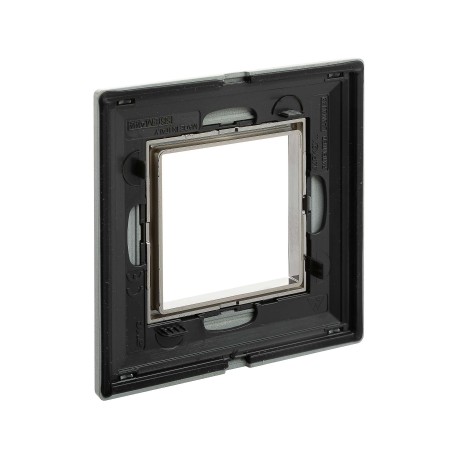 4404852 | Рамка из металла, "Avanti", светло-серебристая, 2 модуля-3