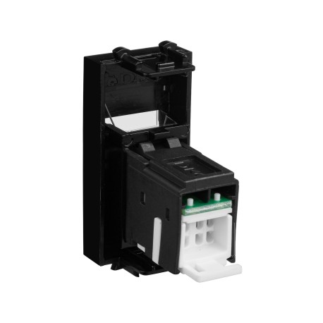 4402291 | Компьютерная розетка RJ-45 модульная, кат.6, "Avanti", "Черный квадрат", 1 модуль-3