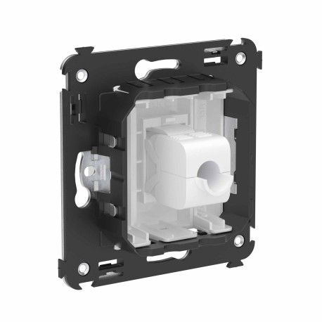 4400693 | Компьютерная розетка RJ-45 без шторки в стену, кат.6 одинарная, "Avanti", "Белое облако"-2