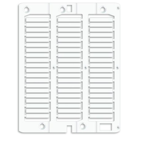 NUT23 | Маркировка для провода, жесткая, для трубочек. 4х23мм. Белая