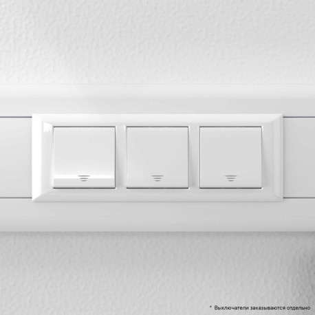 4400916 | Рамка-суппорт "Avanti" для "In-liner Front", белый, 6 модулей-5