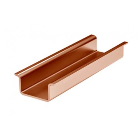 02145CU | Дин-рейка медная, с насечкой OMEGA 3A, 35х15мм.