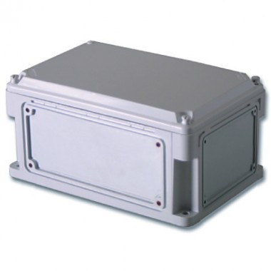 563210 | Корпус 600х300х146 IP67 фланцы, непрозрачная крышка (выс.крышки 21)