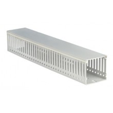 Короб перфорированный, без галогенов, светло-серый RLHF6 40x80