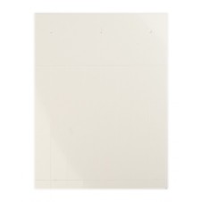 Табличка полужесткая. Клейкое основание. ПВХ-0,5. Белая