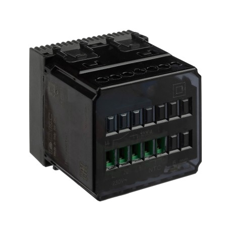 4412162 | Термостат модульный для теплых полов, Avanti, Черный матовый, 2 модуля-3