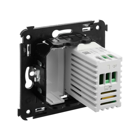 4400133 | Диммер поворотный в стену, "Avanti", "Белое облако"-3