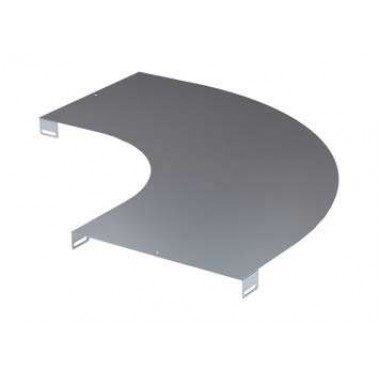 LK0023INOX | Крышка на угол горизонтальный 90°, осн.200, R300, нержавеющее