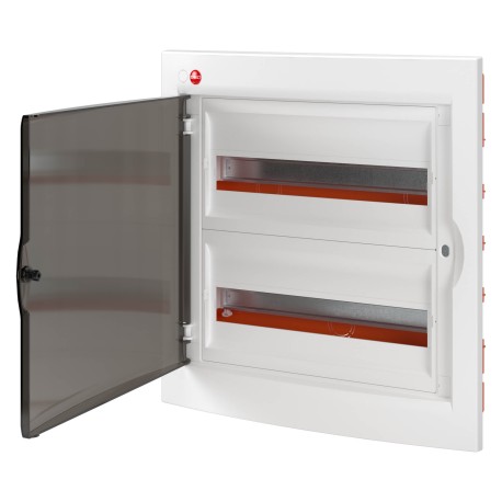 81936 | Щиток встраиваемый с дверцей 36 мод., IP41, белый, с клем.блок.2х87512 и замком-2