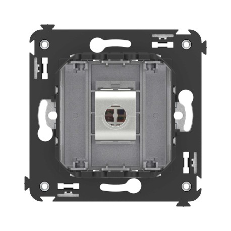 4404763 | Компьютерная розетка RJ-45 без шторки в стену, кат.5e одинарная экранированная, "Avanti", "Закаленная сталь"-3