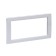 F00013 | Рамка универсальная на 4 модуля, цвет белый