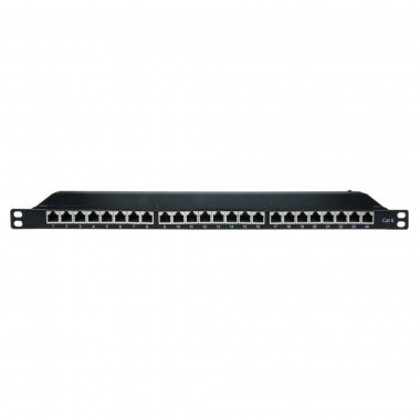 RN6PPF2405 | Патч-панель 19", 0.5 U,CAT6, 24 порта RJ45, экранированная