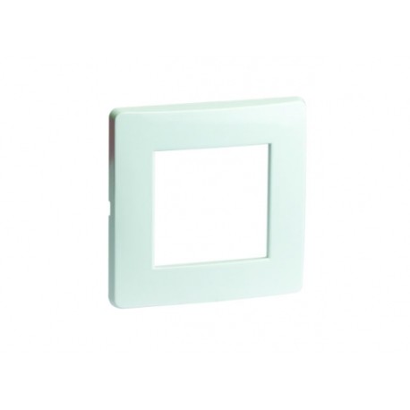 75010W | Рамка на 2 модуля (одноместная), белая, RAL9010