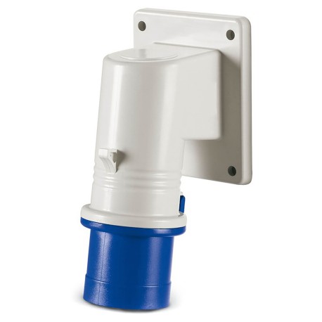 DIS2421693 | Вилка панельная с наклоном IP44 16А 2P+E 250В