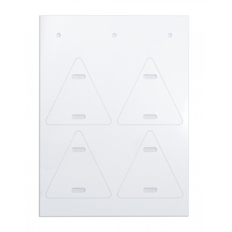 CIC58554TRW | Маркировка для кабеля треугольник 58/55