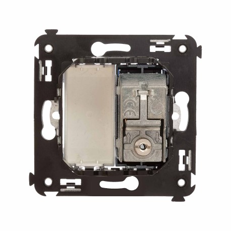 4404513 | Розетка TV проходная в стену, Avanti, Закаленная сталь-2