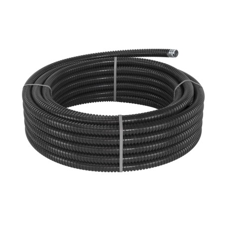 6071R-027N | Металлорукав DN 26мм в герметичной ПВХ изоляции, Dвн 26,5 мм, Dнар 31,5, 25 м, цвет чёрный-2