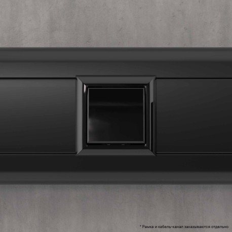 4402122 | Инвертор одноклавишный модульный, "Avanti", "Черный квадрат", 2 модуля-5