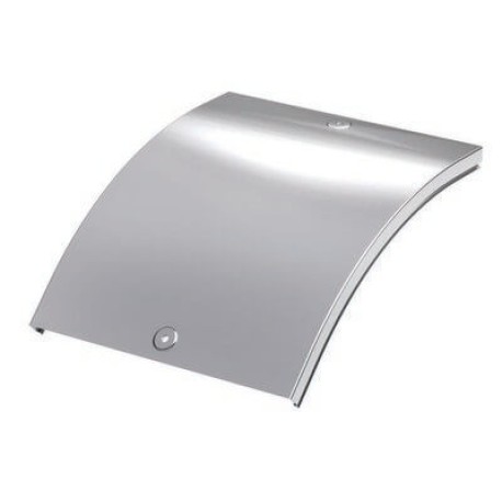 38268RAL7004 | Крышка на угол вертикальный внешний CD 45°, осн.600, 0.8мм, RAL7004