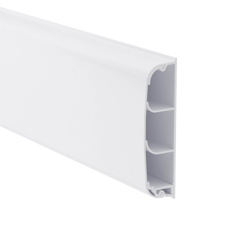 09200 | Кабель-канал плинтусного типа 90х25 мм, трехсекционный, с крышкой