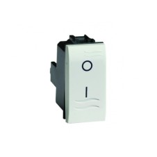 Двухполюсный выключатель, слоновая кость, 1мод.