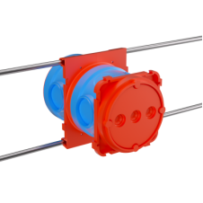 Универсальная установочная коробка для заливки в бетон;90х71;h110