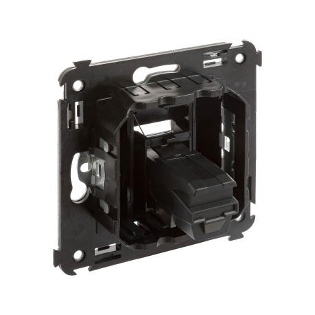 4412303 | USB 3.0 розетка одинарная в стену, тип А-А, Avanti, Черный матовый-3