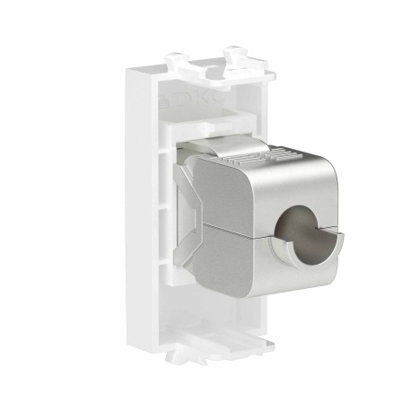 4400791 | Компьютерная розетка RJ-45 без шторки модульная, кат.6 экранированная, "Avanti", "Белое облако", 1 модуль-2