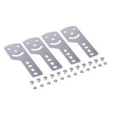 Пластина крепежная шарнирная GSV, H80, 4шт