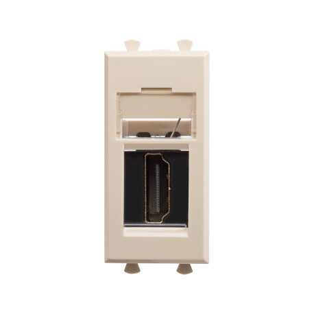 4405251 | HDMI розетка модульная, тип А-А, "Avanti", "Ванильная дымка", 1 модуль