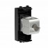 4402791 | Компьютерная розетка RJ-45 без шторки модульная, кат.6 экранированная, "Avanti", "Черный квадрат", 1 модуль