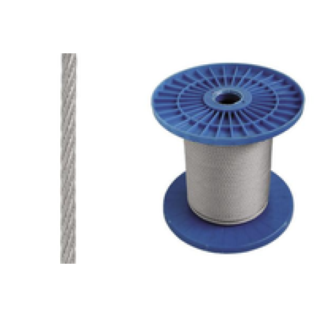 CM625504 | Трос стальной ⌀4мм, DIN3055 (уп/50м)