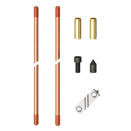 NE1114CC | Комплект верт. заземлителя 3м, омеднённая сталь, D14,2 мм-1