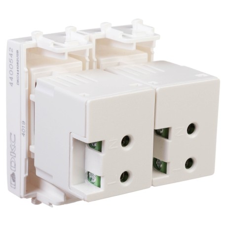 4400542 | USB зарядное устройство модульное, "Avanti", "Белое облако", 2 модуля-3