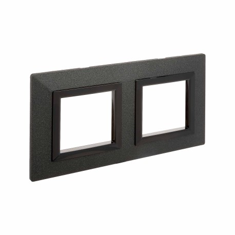 4407854 | Рамка из металла, "Avanti", графитовая, 4 модуля-1