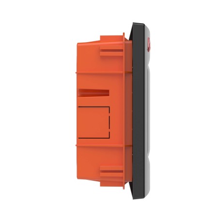 82508 | Щиток встраиваемый с дверцей 8 мод., IP41, черный-1