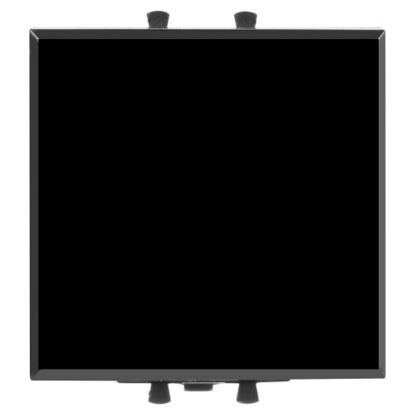 4402112 | Переключатель одноклавишный модульный, "Avanti", "Черный квадрат", 2 модуля