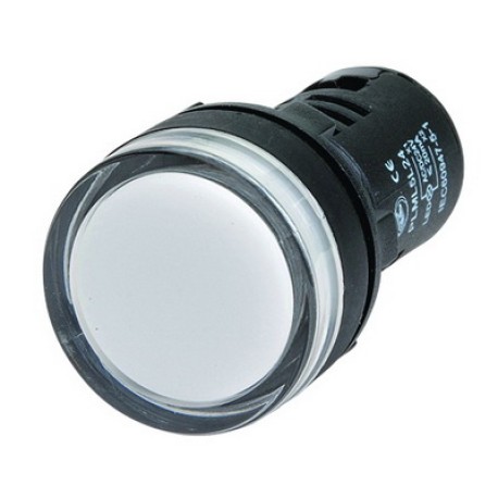 ALIL5L220 | Сигнальный индикатор со встроенным диодом 220В, белый