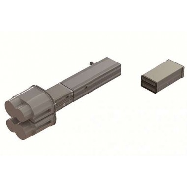 LTA25DFED4AA000 | Питающий элемент + заглушка, тип 2, Al, 4P, 25A