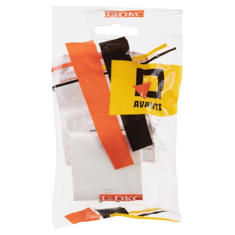 4400122 | Инвертор одноклавишный модульный, "Avanti", "Белое облако", 2 модуля-4