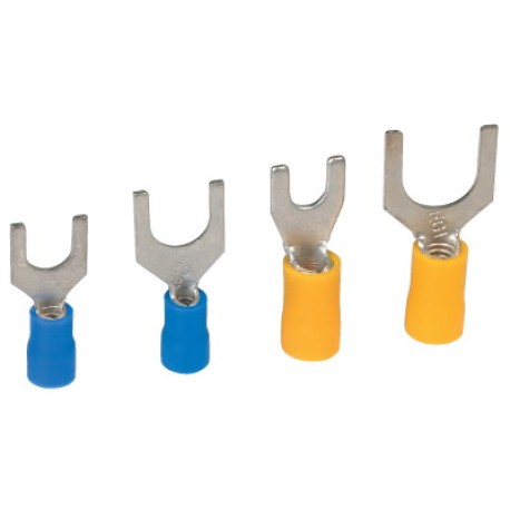 2A16P | Наконечник вилочный с изолир.фланцем 0,25-1,5 кв.мм 6,2 мм (НВИ)