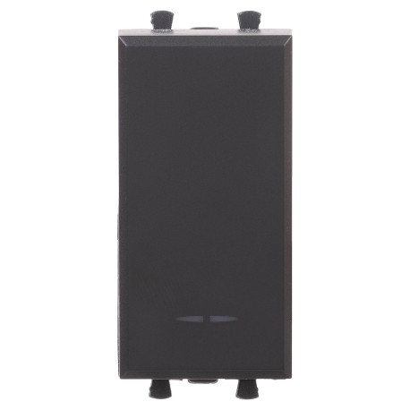 4412111 | Переключатель модульный, Avanti, Черный матовый, 1 модуль