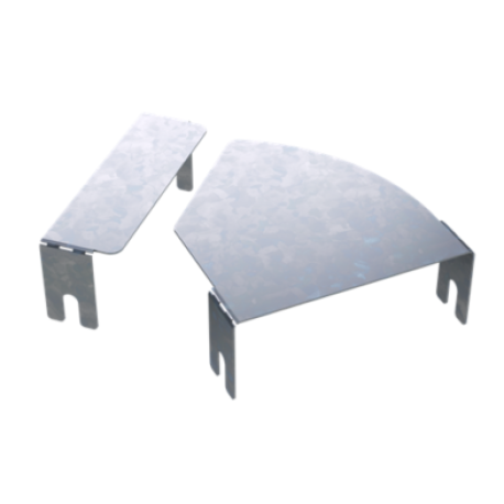 38016 | Крышка на угол горизонтальный изменяемый СРО 0-45°, осн.600, 0.8мм