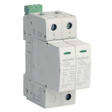 УЗИП, класс I+II, 2-полюсный, L-N-PE, 12.5кА, уд.контр.