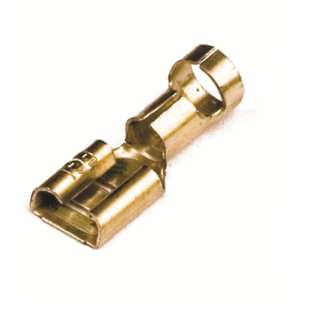 2B02L | Наконечник плоский (розетка) 1,5-2,5 кв.мм 6,3х0,8 мм (РП-М)