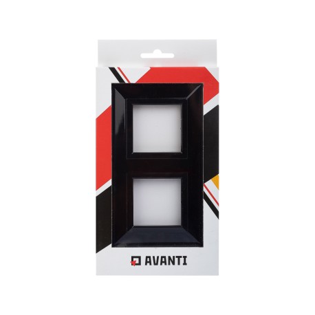 4402854 | Рамка из металла, "Avanti", черная, 4 модуля-4