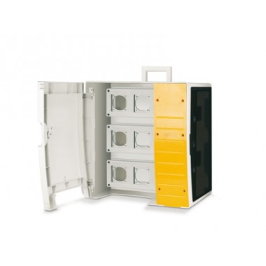 DIS6570038 | MBOX3 Корпус на 39 модулей и 9 постов с основанием 70х87 мм.