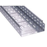 Лоток перфорированный 400х80, L=2000, 1.0мм