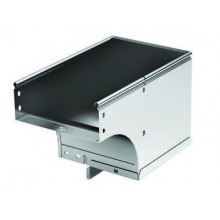 Угол CDSS 90 вертикальный внеш. переходник лев. осн.150 H50, цинк-ламельное